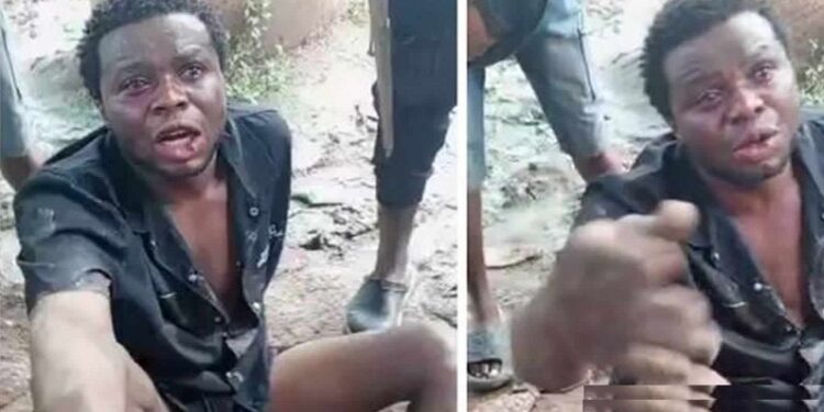 Watch The Moment Man Was Caught After Buying N100k Good With Fake Alert in Rivers (Video)