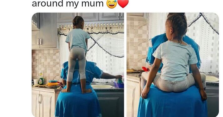 Twitter User Shows Why Her Little Cousin Loves Spending Time With Her Mother (Photos)