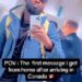 The Girl You Impregnated Is Here – Nigerian Man Shares Message He Received From Home After Arriving Canada (Video)