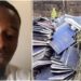 I Spent N300k – Man Heartbroken After Seeing His Final Year Project Dumped In Trash Bin (Video)