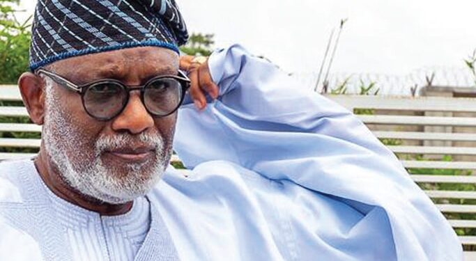 Mixed Reactions As Recent Picture Of Gov. Rotimi Akeredolu In Germany Emerges On Social Media (See Photo & Comments)