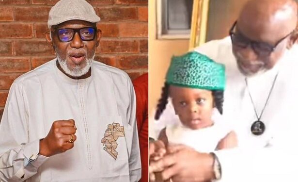 Watch Moment Akeredolu Reunites With Family After Months On Medical Leave Abroad (Video)