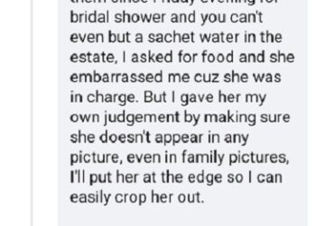I Made Sure She Didn’t Appear In Any Picture – Nigerian Photographer Reveals How He Took Revenge On Bride’s Sister For Embarrassing Him After He Asked For Food