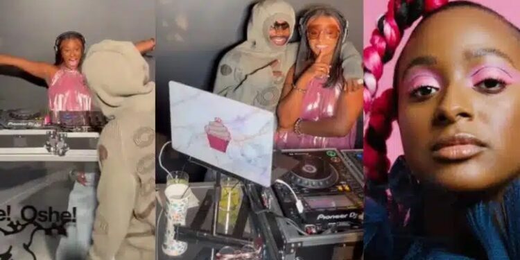 Excitement as DJ Cuppy Meets Asake For The First Time (Video)