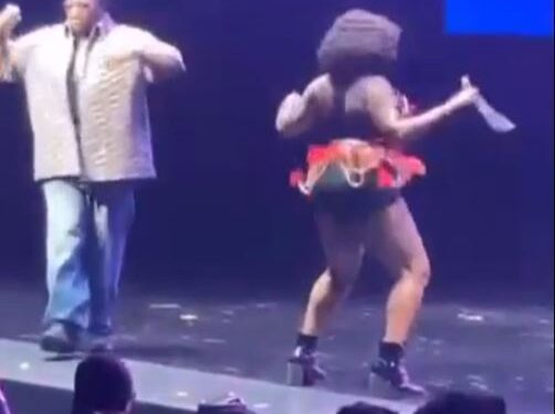 See The Moment A Dancer Fell While Dancing During Wande Coal’s Performance At The 16th Headies Awards (Video)