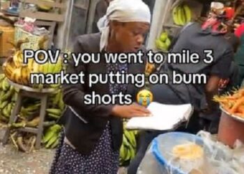 Preacher Lambasts Lady At Market For Wearing Bum Shorts, Fixing Nails (Video)