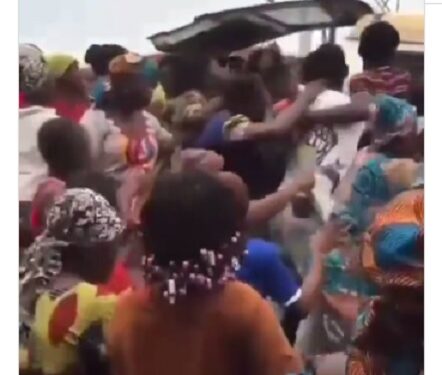 Hunger In The Land: Watch The Footage Of Residents Carting Away Bags Of Rice From A Broken Down Vehicle (Video)