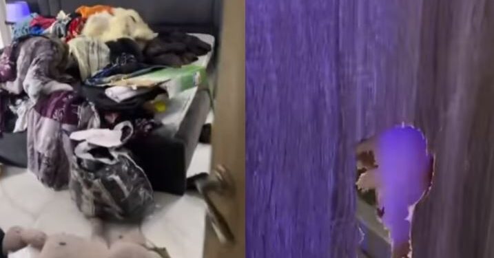 Nigerian Man Accuses Suspected EFCC Officers Of Stealing His Personal Items After They Raided His Home (Video)