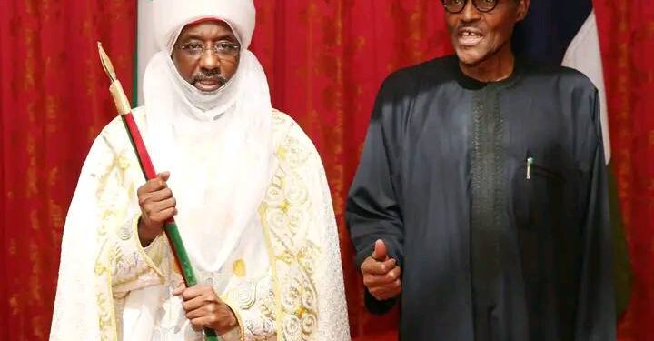 Inexperienced Boy Who Had Never Worked Anywhere Owns A Private Jet Under Buhari’s Administration – Former Emir of Kano, Sanusi Blasts Ex-President