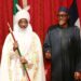 Inexperienced Boy Who Had Never Worked Anywhere Owns A Private Jet Under Buhari’s Administration – Former Emir of Kano, Sanusi Blasts Ex-President