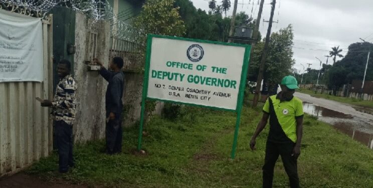 Edo Crisis Deepens As Gov Obaseki Moves His Deputy, Shaibu’s Office Outside Govt House