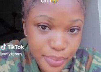 Female Soldier Shed Tears Over Heartbreak (Video)