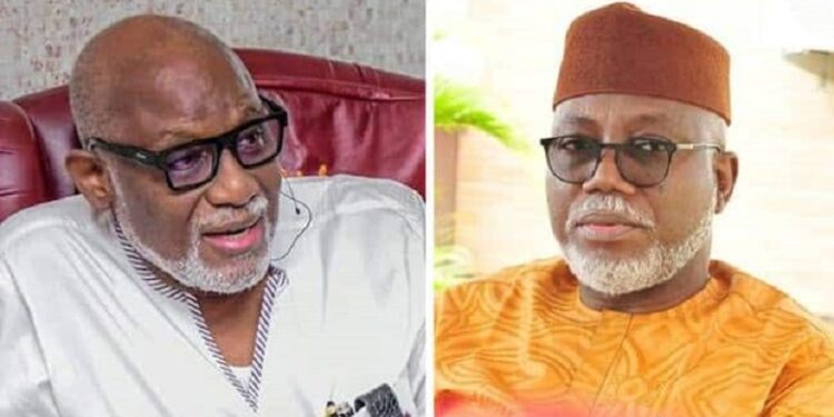 Defend Yourself, I Will Not Interfere – Akeredolu Responds To Aiyedatiwa’s Apology