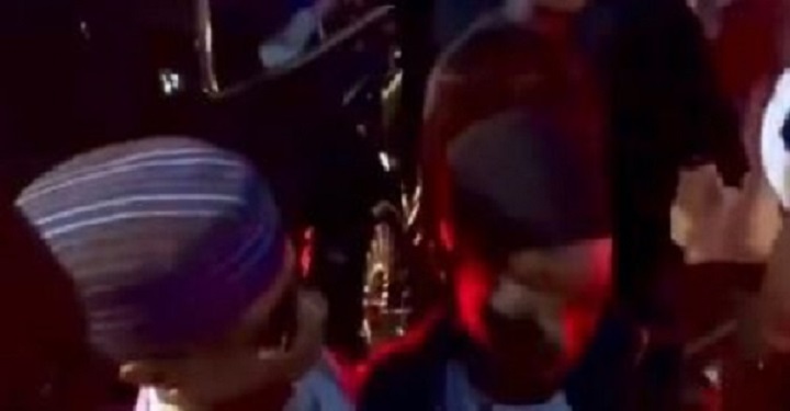 Mixed Reactions As Wizkid Casually Hugs His Son, Bolu During His Mother’s Funeral (Video)