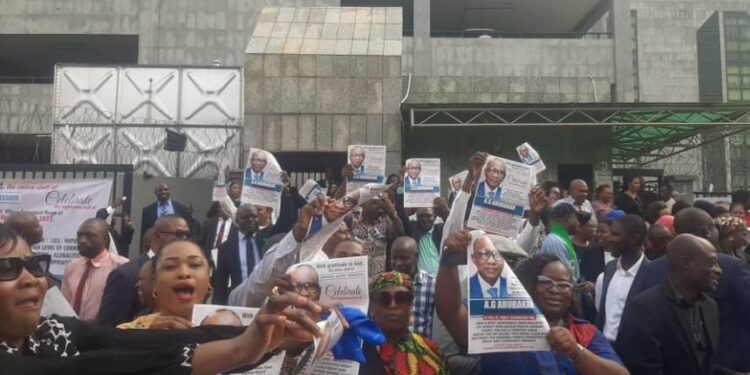 CAC Workers Celebrate As Tinubu Sacks Registrar (Video)