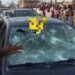 Drama As Men Engage In Road Rage As They Break Each Other’s Windscreens (Video)