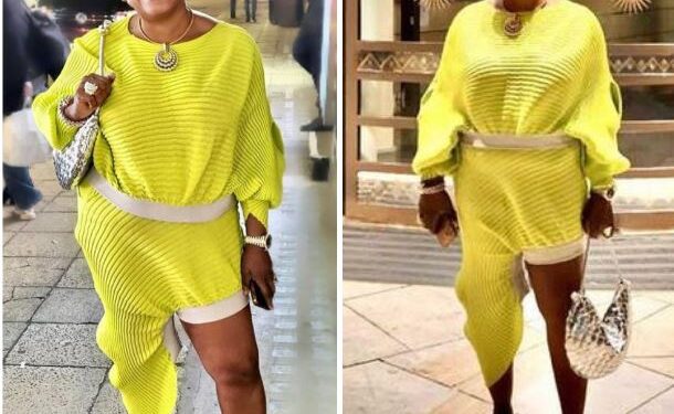 Burna Boy’s Mother Seen Stepping Out In Style (Photos)