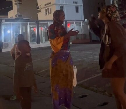 Nigerian Lady Confronts Woman After Spotting Her Sleeping On The Road With Her Children Three Weeks After She Rented A House For Them (video)