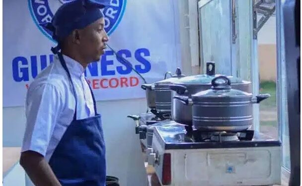 Nigerian Chef Reportedly ‘Breaks’ Irish Chef’s Cooking Record (Video)