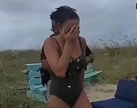 Woman Arrested After She Was Caught Mo@ning While M@sturb@ting With Vibr@tor On A beach (Photos)