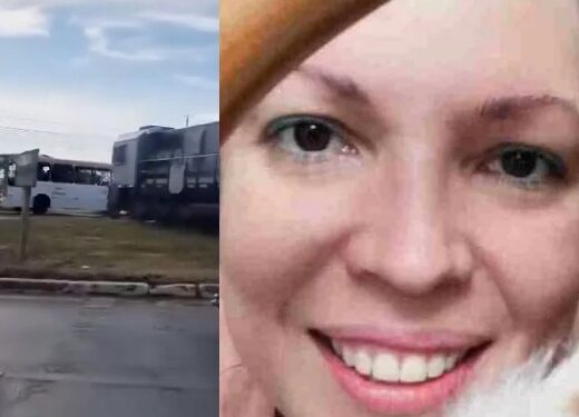 Woman Cut In Half After Falling Out Of Bus Window And Getting Hit By A Train (Video)