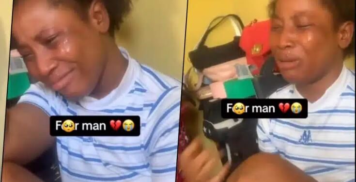 Young Lady Weeps Bitterly As Boyfriend Breaks Up With Her After Lending Him N150k (Video)
