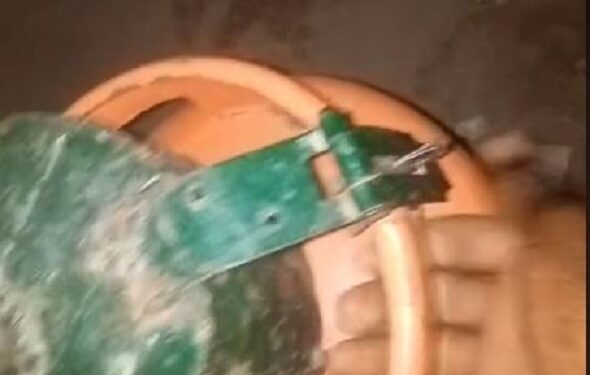 Nigerian Man Stuns Many As He Padlocks His Gas Cylinder To Prevent Roommate From Using It (Video)