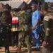 Watch The Moment Policemen And Soldiers Fight Dirty Over Traffic Violation In Ekiti (Video)