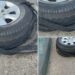 Man Narrates How Area Boys Forced Him To Pay N60k After His 4-day old Tyre Packed Up On Third Mainland Bridge In Lagos