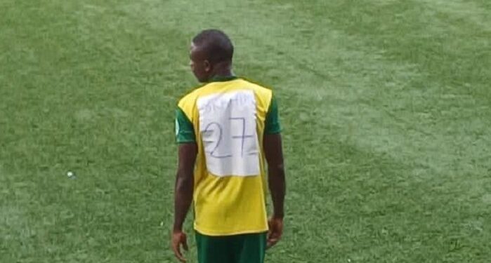 NPFL Sanctions Katsina United For Using Cardboard Paper to Write Player’s Shirt Number (Photo)