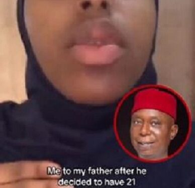 Ned Nwoko’s Daughter Shades Him For Dealing With Paying Bills For 21 Children (Video)