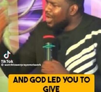 You Can’t Have N1million And Then Give God An Offering Of N500 – Prophet Okeke Tells His Church Members (Video)
