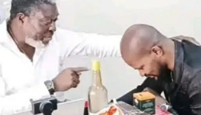 Kanayo O. Kanayo Gifts Uche Maduagwu N2 million After Visiting And Apologising To Him
