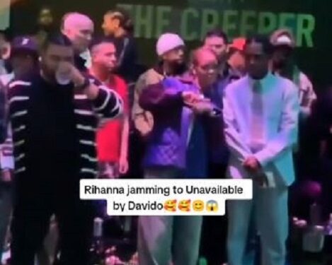Adorable Video Of Rihanna Vibing To Davido’s Song, ‘Unavailable’