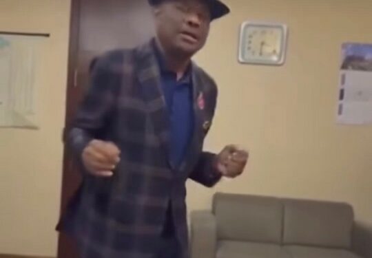 “Jagaban On Your Mandate We Shall Stand” – Nyesom Wike Sings And Dances in Femi Gbajabiamila’s Office While Showing Support For President Tinubu (Video)
