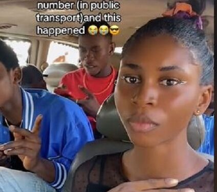 Drama As Man Lambasts Lady After She Refused To Give Him Her Phone Number Inside Public Transport (Video)