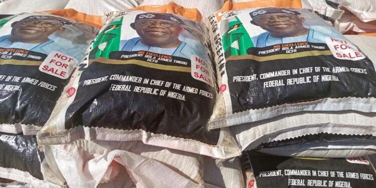 Adamawa Residents Reject Rice Palliative Branded With President Tinubu’s Picture