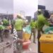 Traders Plead For Mercy As Lagos State Government Seize Their Goods Displayed Along The Highway (Video)