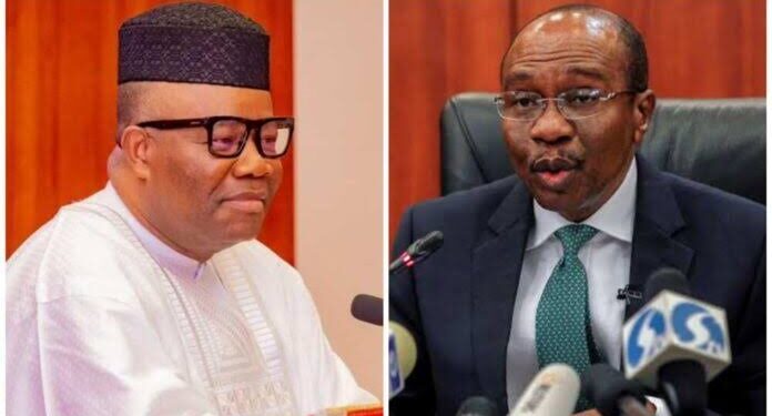 Emefiele Sues Akpabio For N25 Billion Over Defamatory Statement