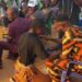 Reactions As Lady Wears Wrapper, T-Shirt And Crocs For Traditional Marriage (Video)