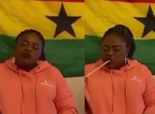 Ghanaian Woman Engages In Chewing Gum Marathon To Set World Record (Video)