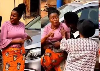 Call The Government To Arrest Him — Woman Says As Her Son Buys Benz With No Source Of Income (Video)