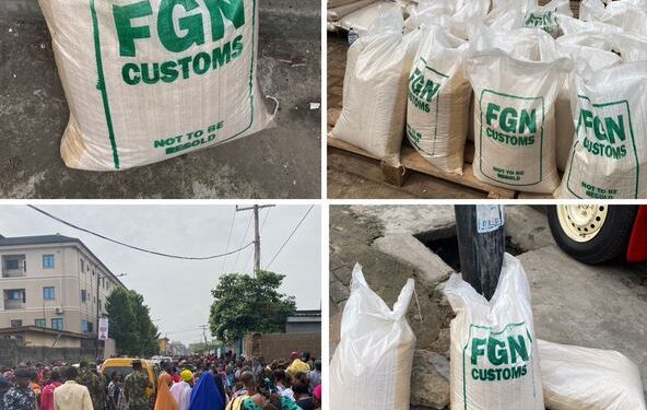 Nigeria Customs Begins Sale Of Seized Rice At N10,000 Per Bag
