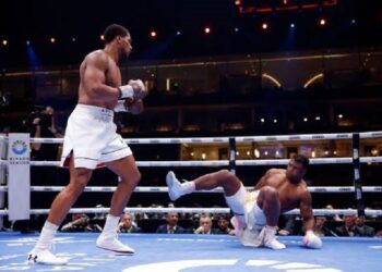 Francis Ngannou Apologizes To Fans After Getting Knocked Out By Anthony Joshua (Watch Fight Highlight)