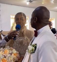 “For Better For Better, For Richer For Richer” — Bride Causes Stir As She Remixes Wedding Vows (Video)