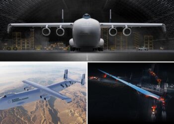 Engineers Reveal Plans For The World’s Largest Plane, 356 Feet Long, 79 Feet Tall and Size Of A Football Field (Photos)