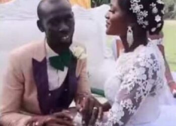 Drama At Wedding As Groom Refuses To Kiss Bride (Video)