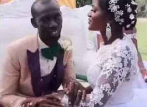 Drama At Wedding As Groom Refuses To Kiss Bride (Video)
