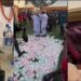 Outrage as Businessmen Spray Heavily at Party (Video)