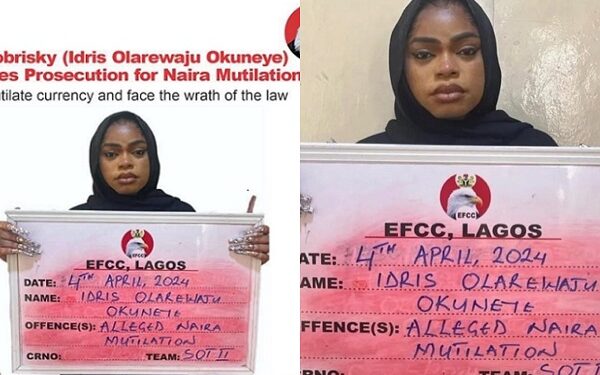 Bobrisky Is Not Staying In One Bedroom Flat, Shares The Same Cell With Other Inmates – NSC Clears The Air